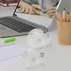 JEFURE 36 Pcs Transparent Tape with Dispenser, 0.7 in x 1000 in Clear Tapes and Refillable Dispensers, Office Tape Rolls with Dispenser Bulk for Craft Jobs, Gift Wrapping, Repairing, Home and School