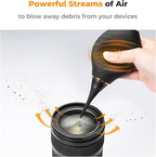 K&F CONCEPT Soft Tip Strong Air Blower, Single Air Intake Camera Lens Blower with Long Nozzle, for Digital SLR Lens Sensor LCD Screens Musical Instruments Keyboards Telescope Filters