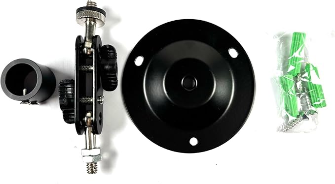 Laser Module Bracket 360-Degree Adjustable Positioning Bracket 16mm (4-Pack, Black Alumina)