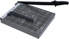 LSINBIU Guillotine Paper Cutter, 12" Cut Length Paper Trimmer with Sharp Blade and Metal Base, 12 Sheets Capacity with Safety Guard, Precision paper slicer for Cutting Paper, Card,Photos,Vinyl