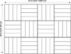 DECORITA Felt Bulletin Board Tiles | Modern Cork Board Alternative | Large Cork Boards for Walls | Aesthetic Felt Wall Panels for Office & Home Decor | Pinboard & Photo Board (12-Pack) | Sage