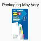Redi-Tag Tiny Tabs, 144 Pack, Durable Page Markers for Organizing, Mini Flags for Highlighting Notes, Books and Documents, Permanent Adhesive, 6 Neon Colors, 0.375 x 0.375 inches (1016715)