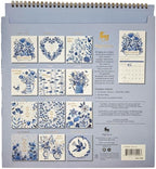 NIQUEA.D, China Blue 2026 Spiral Wall Calendar