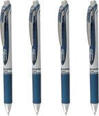 Pentel EnerGel RTX Liquid Gel Pens, Medium (0.7mm), Navy Blue Ink, 4-pk (BL77PF4CA)