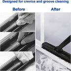 CELOX Grout Brush with Long Handle, Tile Grout Cleaner Brush for Tile Floors, for Shower Tile, for Cleaning Grout
