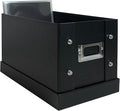 CheckOutStore Black Stamp & Die Craft Scrapbook Storage Pocket Box - 10 x 6 x 6 (Pack of 2)
