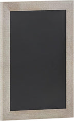 HBCY Creations 18" X 24" Weathered Lightwash Solid Wood Frame Wall Chalkboard, Magnetic Surface, Home Décor, Restaurant & Café Menus, Blackboard, Includes Chalk, Eraser & Hanging Hardware