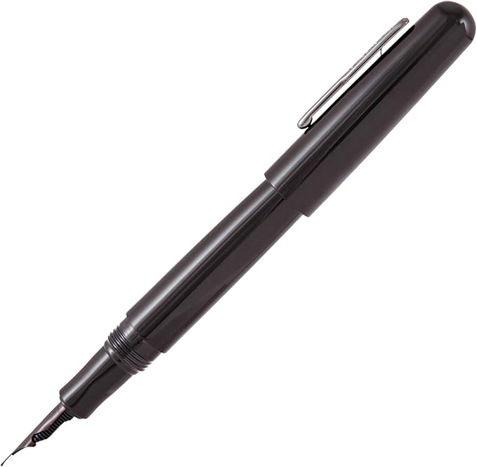 Conklin All American Fountain Pen in Black – Omniflex Nib, Flexible Design & Premium Craftsmanship – Ideal Gift for Pen Enthusiasts & Collectors