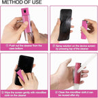 Screen Cleaner Touchscreen Mist Spray, walrfid Cleaning Kit for Electronic Smart Phone TV, Laptop, Tablet, PC, Computer LCD Flat Screens, Eyeglasses, Compatible with iPhone iPad MacBook Pro - Hot Pink
