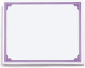 PaperDirect Purple on White Classic Specialty Certificates, 8½ x11, Foil Accents, 50 Count, Certificates And Awards Paper, For School, Work, Diplomas & Award Certificates