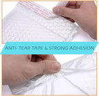 Ezone (500 Pack) #0 6"x9" Bubble Mailer Poly Padded Envelope Self-Seal Mailing Envelope Waterproof Weather Resistant Shipping Mailers Bubble Cushioned Poly Mailer (Pearl, #0/6x9-500 Pack)