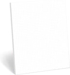 321Done Dot Grid Notepad – Dotted Graph Paper, Letter Size Large (8.5x11) – Made in USA – 50 Sheets Dotted for Bullet Planning Journaling Thick Paper 1/4 (0.25) Dots Notes Writing White