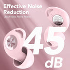 Ear Plugs for Sleeping Noise Cancelling, Ultra-Soft Silicone Earplugs for Sleep, 45dB Reusable Noise Cancelling Ear Plugs Hearing Protection Study/Work/Concert, EarPlugs with Case & 8 Eartips
