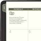 AT-A-GLANCE 2026 Planner, Monthly, 9" x 11", Large, Recycled, Black (70260G0526)