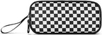 BOENLE Black White Checkered Pencil Case Box Boys Girls Large Pencil Pouch Zipper Compartments Big Capacity Stationery Pen Bag Organizer for Kids Teens Adults School