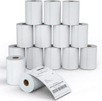 MFLABEL 4x6 Thermal Shipping Labels - 80 Rolls of 250, Perforated & Smudge-Proof Direct Thermal Labels Compatible with Rollo, Zebra, for Amazon UPS FedEx Shopify