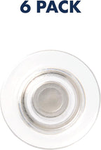 Quartet Strong Magnets, Glass Whiteboard, Dry Erase Board, Large, Clear Rare Earth Magnets, 6 Pack (85391)