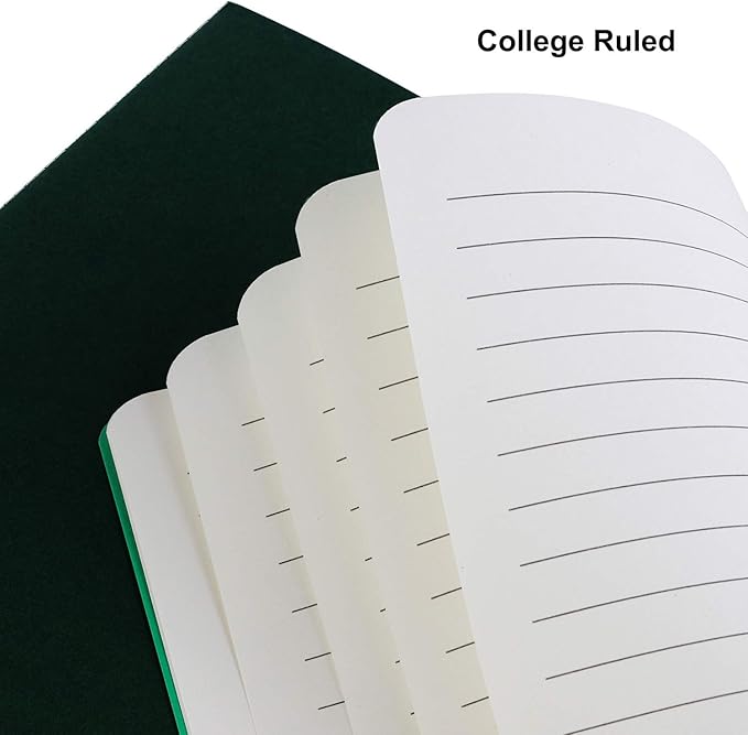XYark Large Colorful Notebook Journals Bulk, College Ruled, Lined Paper, 8.5x11 inch, 60 Pages, Journal Set for Travelers, Students and Office, Composition Diary Subject Notebooks Planner, 12 Pack