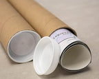 MagicWater Supply Mailing Tube - 2 in x 12 in - Kraft - 1 Pack - for Shipping and Storage of Posters, Arts, Crafts, and Documents