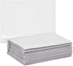 Juvale Index Card Holder Sleeves - 4 x 6 in, Clear, 100 Ct, Classic - Adhesive Photo Pockets & Label Holders for Binders & Storage Bins - Photo Sleeves for Drawer, Shelf Labels & Index Card Storage