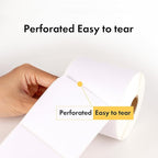 HOUSELABELS 2.25" x 1.25" Address Labels on 1" Core Compatible with Zebra and Rollo Printers, 3 Rolls / 1,000 Labels per Roll