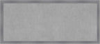 Amanti Art Grey Framed Magnetic Board 22x50 Oversize Vision Board for use with Magnets, 100% Metal Sheet to Display Items as Office Decor or for Home Organization in mudroom, Kitchen or Kids Room