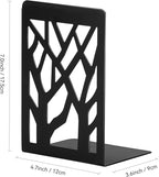 Book Ends, Bookends, Bookends for Shelves, Bookend, Book Ends for Heavy Books, Black Metal Book Shelf Holder Home Decorative, Book Stoppers for Shelves, Bookend Supports 5 Pair