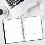 2026 Planner - Planner 2026 from January 2026 to December 2026 with 12 Monthly Tabs, Flexible Cover, Inner Pocket, 8.5" x 11", Black-A