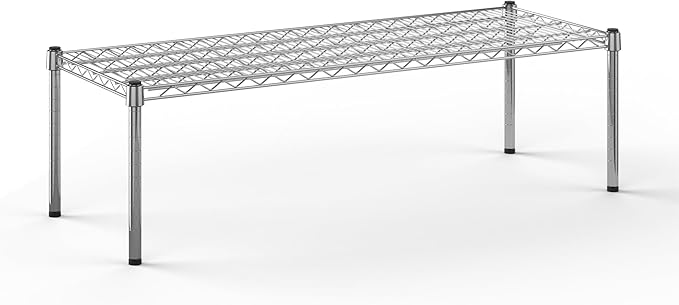 Regal Altair 18''W x 48''L x 14''H Chrome Plated Wire Dunnage Rack | Off The Floor Storage