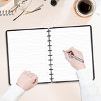 Letter Size Discbound Refill Paper, 11 Disc Paper Refill for Note-Taking System Discbound Planner, 100Sheets / 200Pages Discbound Paper, 100gsm, White, 8.5'' x 11''