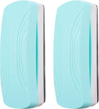 Ddaowanx Whiteboard Eraser, Magnetic Dry Erase Eraser, Glass Board Eraser,School and Office Supplies, Pack of 2 (Light Blue)