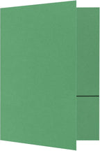 LUXPaper 9 x 12 Presentation Folders in 100 lb. Holiday Green with 2 Pockets, Holder for Standard 8 1/2 x 11 Paper, Professional Documents, Brochures, School Reports, 100 Pack (Green)