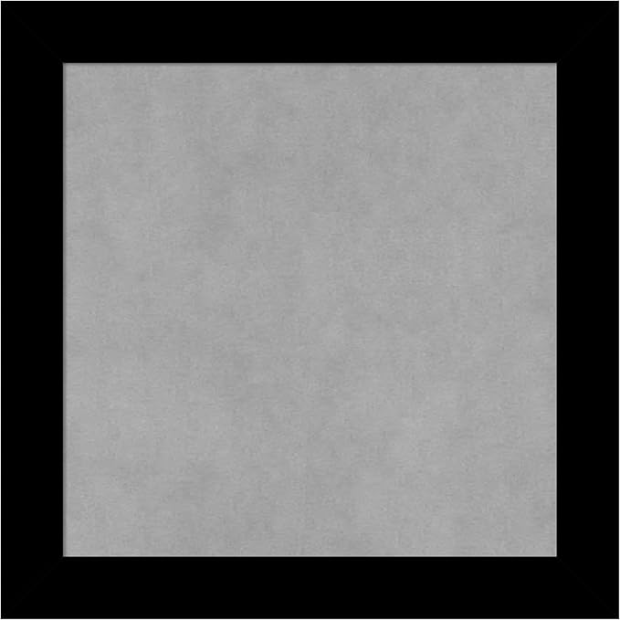 Amanti Art Black Framed Magnetic Board 19x19 Small Vision Board for use with Magnets, 100% Metal Sheet to Display Items as Office Decor or for Home Organization in mudroom, Kitchen or Kids Room
