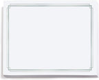 PaperDirect Foil Elegance Specialty Certificates, 50 Sheets of 38lb White Paper, 8½" x 11", Double Silver Foil Border, Perfect for Awards, Students, Employees, Volunteers, Course Completion, Diplomas