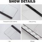 Office Desk Accessories 2pcs Computer Message Board Monitor Memo Board Office Supplies for Women Men Computer Sticky Note Holder with Functional Areas for Office Home Work Desk