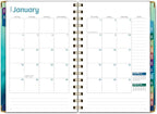 HARDCOVER 2026 Planner, 5.5"x8": 14 Months (November 2025 - December 2026), Daily Weekly Monthly Planner, Yearly Agenda, Bookmark, Pocket Folder and Sticky Note Set (Orchid)