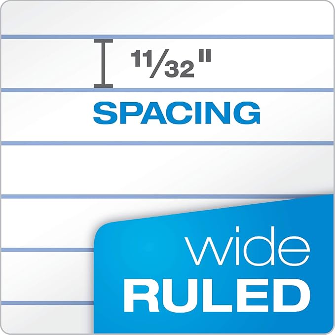 Oxford Spiral Notebooks, 1 Subject, Wide Ruled Paper, 70 Sheets, 24 per Pack, Colors May Vary (65000)