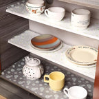 Daisy Flower Shelf Liner for Kitchen Cabinets, Non-Adhesive Drawer Liners, Non-Slip Refrigerator Mat, Washable EVA Cabinet Liner for Pantry, Fridge, Closet, Cupboard