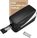 Coruscant Electric Stapler, Heavy Duty Desktop Stapler, Includes 2000 Staples and 1 Staple Remover, No-Jam Automatic AC or Battery Powered, 25 Sheet, Professional for Office Home School Use