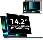 FILMEXT Privacy Screen for Macbook Pro 14 inch (2025-2021,M5 M4 M3 M2 M1), Removable Macbook pro 14.2" A3112 A3401 A2992 A2918 A2779 A2442 Privacy Laptop Screen Filter Anti-Spy/Anti-Glare/Eye Care