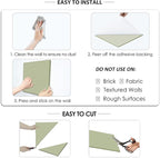 BXI Felt Bulletin Board - 60 X 36 Inches, 15 Pcs Self-Adhesive Decor Cork Boards with 30 Pushpins, Sturdy Acoustic Wall Panels for Office Work, Poster Pin Tiles for Teen Dorm Room Kitchen Classroom