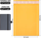 40 Pack Kraft Bubble Mailers 8.5x11 Inch - Self-Seal Padded Shipping Envelopes, Lightweight, Shockproof, Crushproof, Ideal for Mailing Small Items, Fragile Items, Documents, and Samples