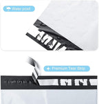 Fuxury 500pcs Poly Mailers 19x24 Inch,Self Adhesive Shipping Bags for Clothing,Waterproof Shipping Envelopes Mailers Poly Package Bags for Small Business,Flexible Mailing Bags White