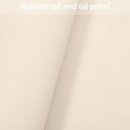 Zinkooat Dining Table Cover Protector for Dining Room Table - Can Be Used On Both Sides Waterproof and Easy to Clean Good Flatness Used for Dining Table(Off White+Light Gray 44x78)