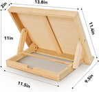 DRAWLEX Tabletop Easel - Easel for Painting, Adjustable Angle Art Easels for Painting, Art Supplies Gift for Christmas Birthday for Adults Student Artist, 13 4/5 Inches by 11 2/5 Inches