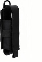 Tactical Flashlight Holster MOLLE Torch Holder MK4 OC/Mace Pepper Spray Canister Carrier EDC Flash Light Pouch Multitool Case with Strap&Snap Clip for Duty/Combat Belt Backpack Vest Chest Rig