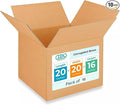 Extra Large Shipping & Moving Boxes 20x20x16 inches (10-Pack) - Extra Strength 200 lb vs Regular - Corrugated Shipping Boxes - Large Packing Box for Moving - Heavy Duty Box by IDL Packaging