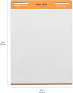 Amazon Basics Sticky Easel Pads for Presentations, 25 x 30 Inch, White, 2 Count