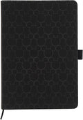 Happy Planner Disney Mickey Dot-Grid Journal for Office, School, or Journaling, Vegan Leather Notebook, A5 Size, 80 Pages, Obsidian