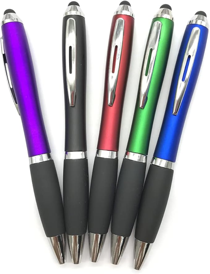 HEYZARDA Personalized Pens with Name Text Icon Logo Engraved for Business Office Custom Ballpoint Pen 50 100 Pcs Optional, Random